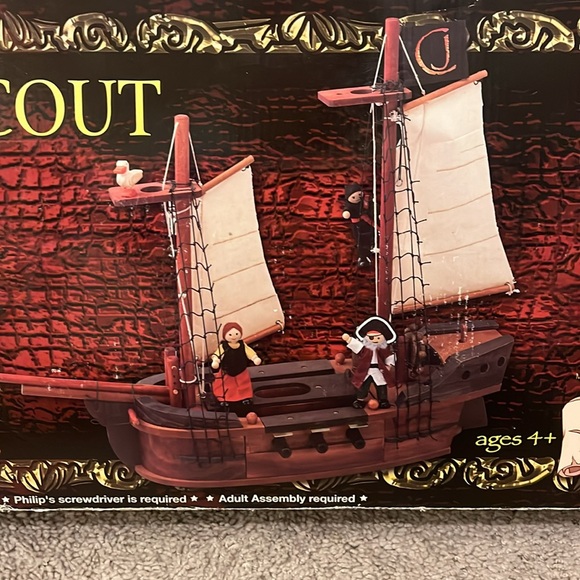 Captain Jacks Cove The Scout Pirate Ship toy set Jake Black Momma Rose Mock new - Picture 3 of 16